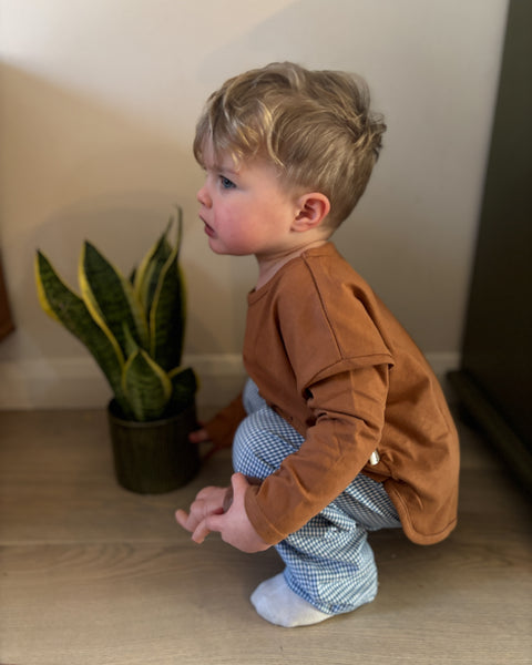 pesto pasta long sleeve top