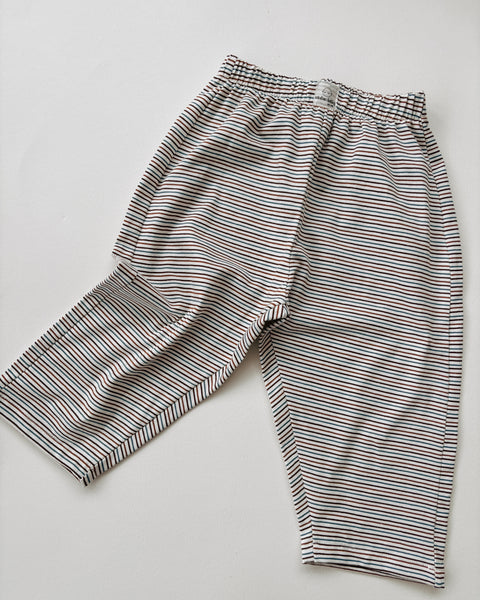 stripe jersey play pants