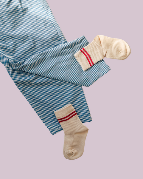 red stripe socks