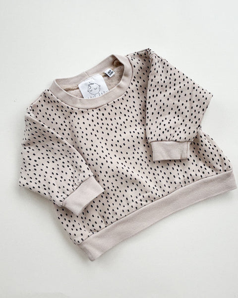 S:S dash spot sweatshirt (newborn)