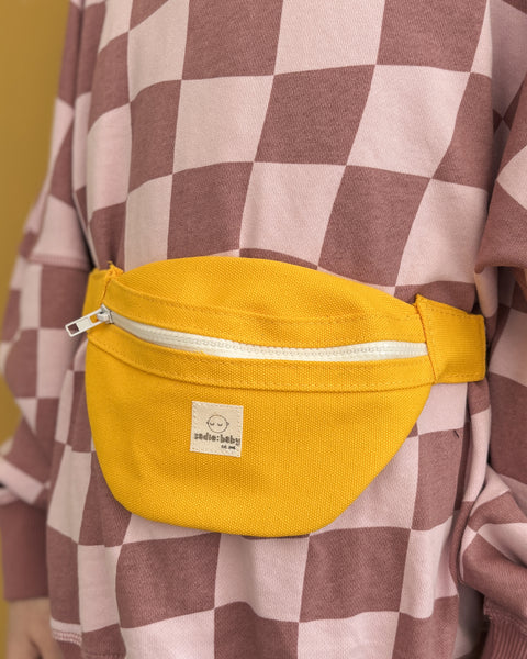 mustard bum bag