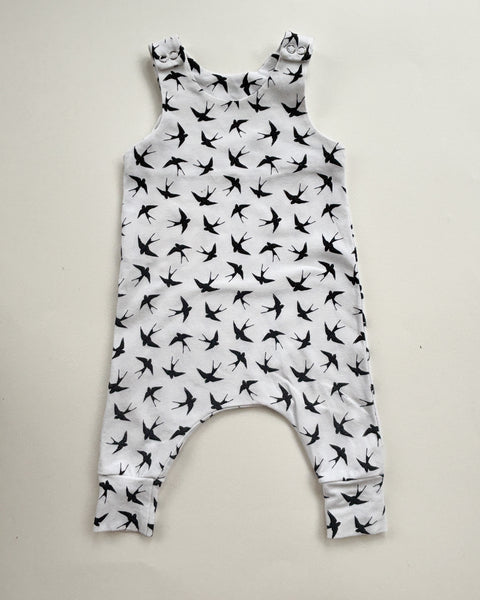 S:S bird dungarees (0-6 months)