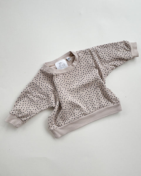 S:S dash spot sweatshirt (newborn)