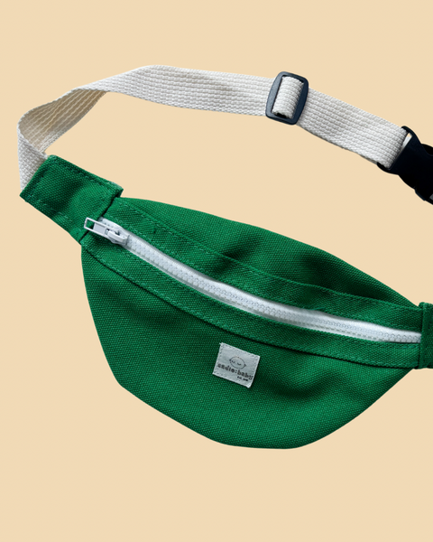 green bum bag