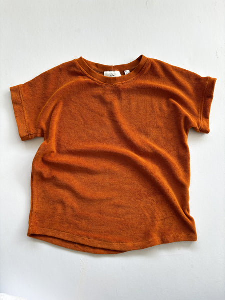 S:B Rust Towelling T-shirt (5-6 years) - Sadie:Baby UK