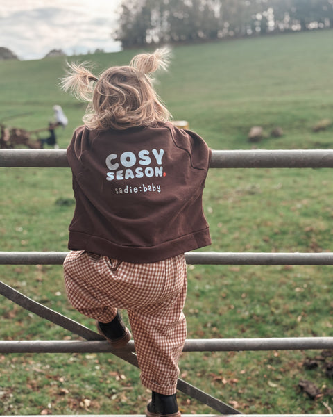 cosy season oversized sweatshirt