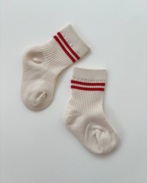 red stripe socks
