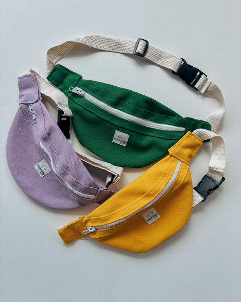 green bum bag
