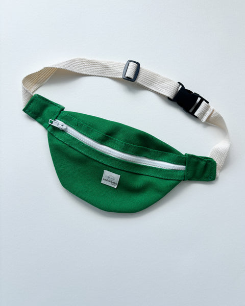 green bum bag