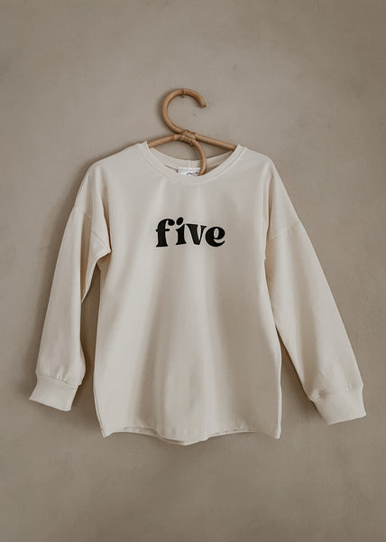 birthday t-shirt | five - Sadie:Baby UK