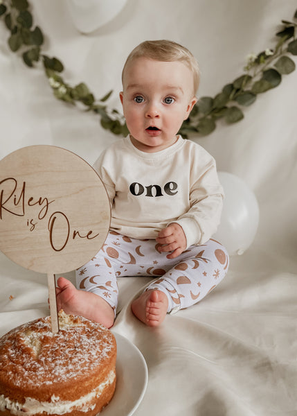 birthday t-shirt | one - Sadie:Baby UK