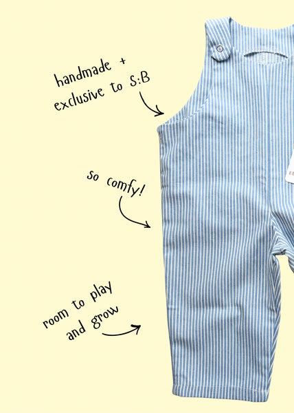 stripe denim dungarees - Sadie:Baby UK