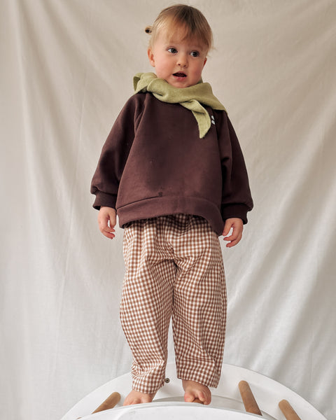 biscuit check play pants