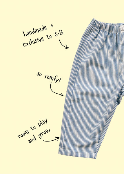 stripe denim play pants - Sadie:Baby UK