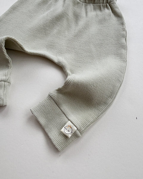 S:S mint leggings (0-6 months)