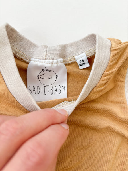 S:B Sleeveless Romper (0-6 months) - Sadie:Baby UK