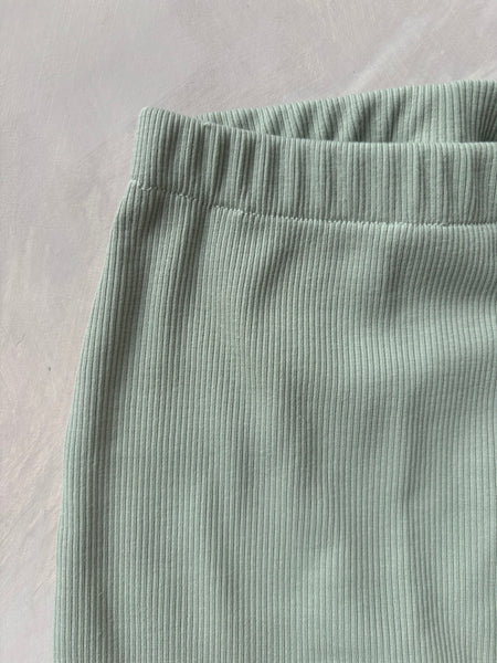sage ribbed leggings - Sadie:Baby UK