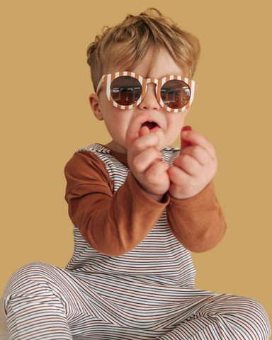 stripe dungarees