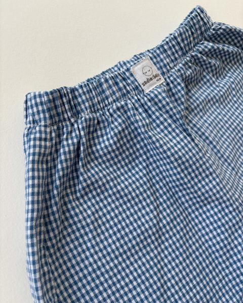 cornflower gingham play pants