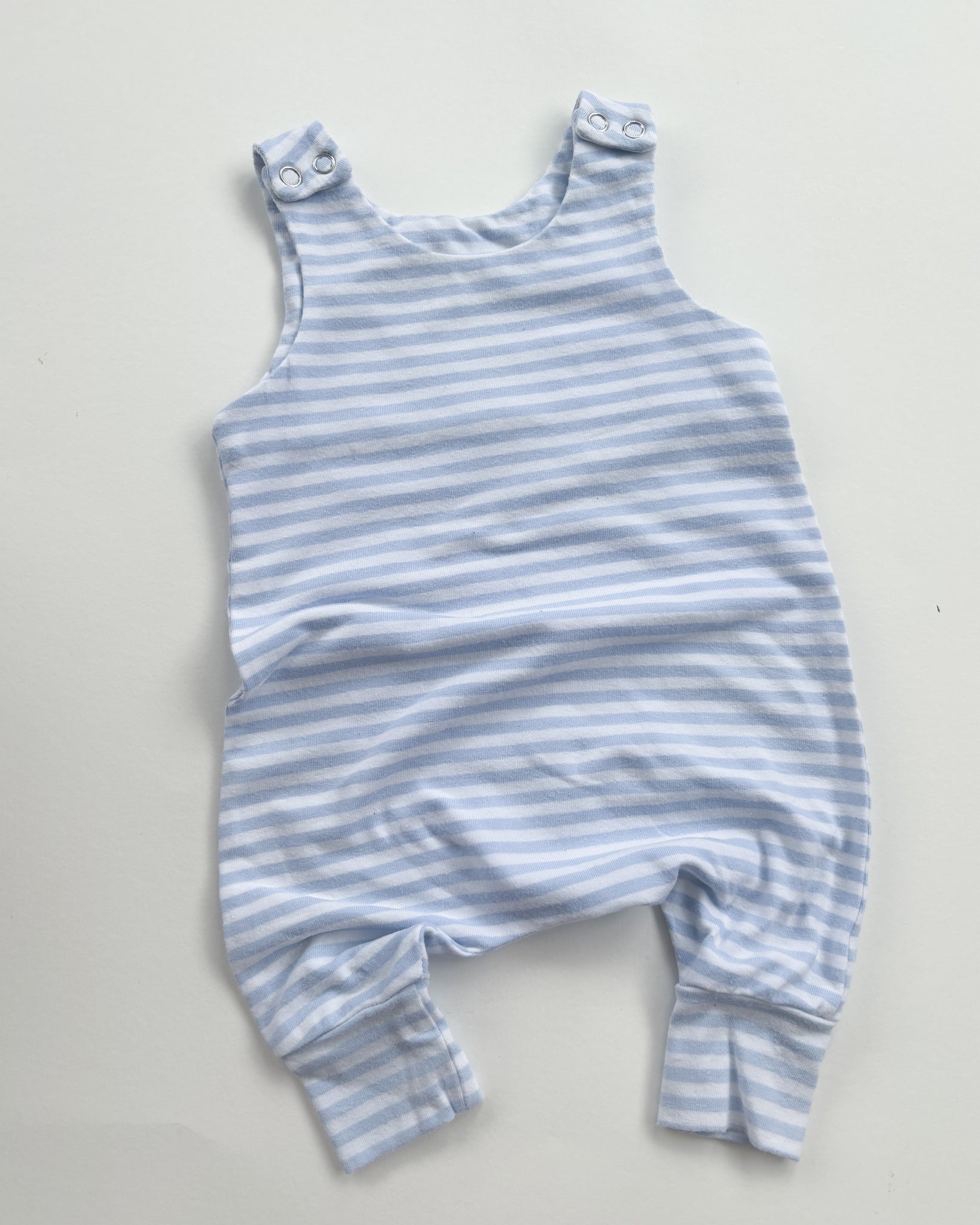 S:S blue stripe dungarees (newborn)