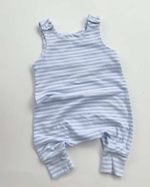 S:S blue stripe dungarees (newborn)
