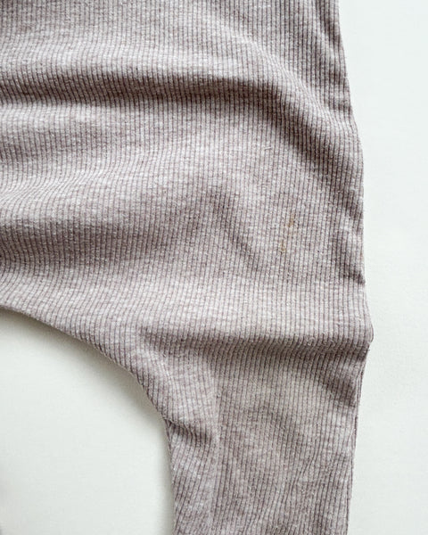 S:S greige ribbed dungarees (12-18 months)