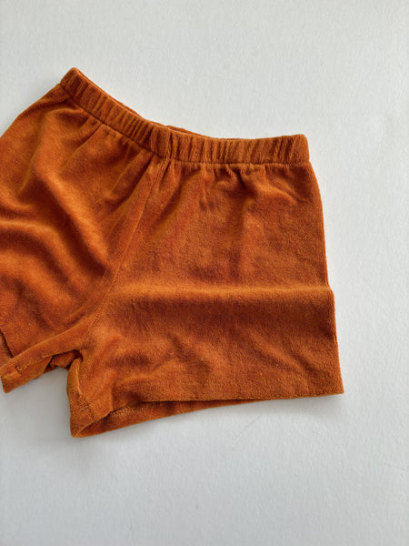 S:B Rust Towelling Shorts (5-6 years) - Sadie:Baby UK