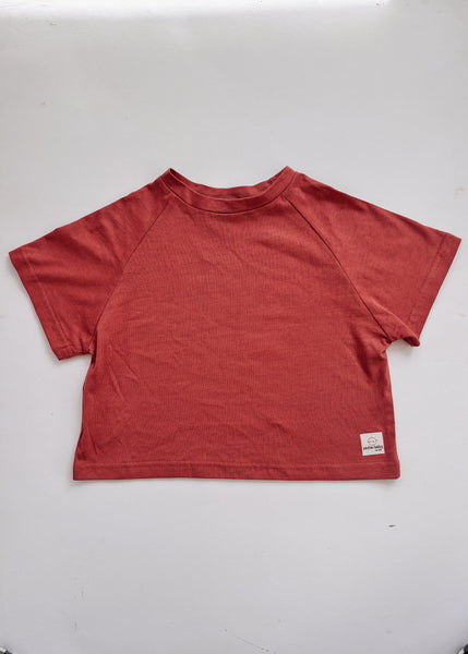 boxy rust red t-shirt - Sadie:Baby UK