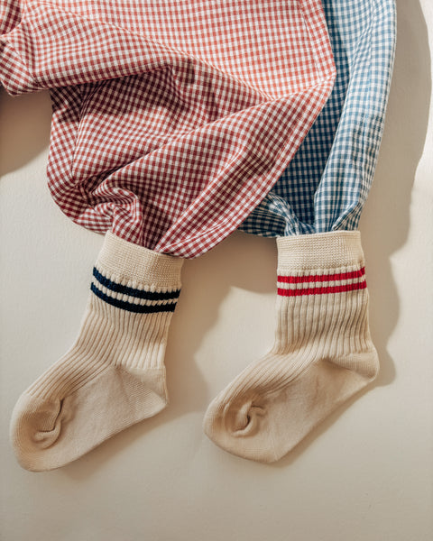 red stripe socks