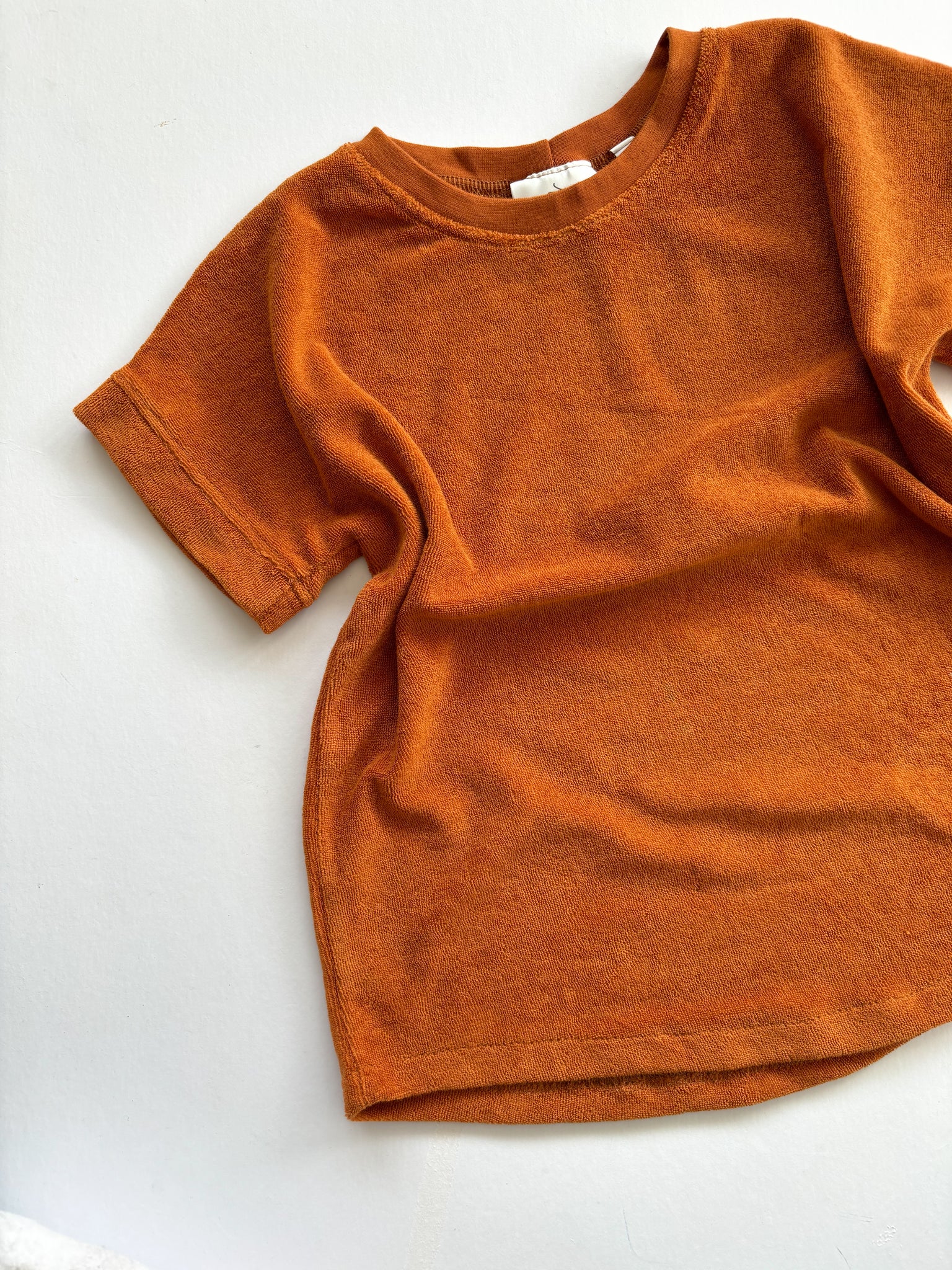 S:B Rust Towelling T-shirt (5-6 years) - Sadie:Baby UK