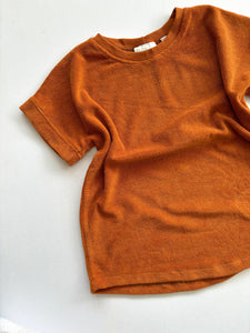 S:B Rust Towelling T-shirt (5-6 years) - Sadie:Baby UK