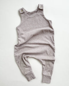 S:S greige ribbed dungarees (12-18 months)