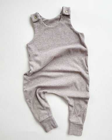 S:S greige ribbed dungarees (12-18 months)