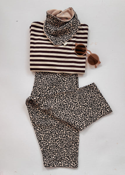 oversized chocolate stripe t-shirt