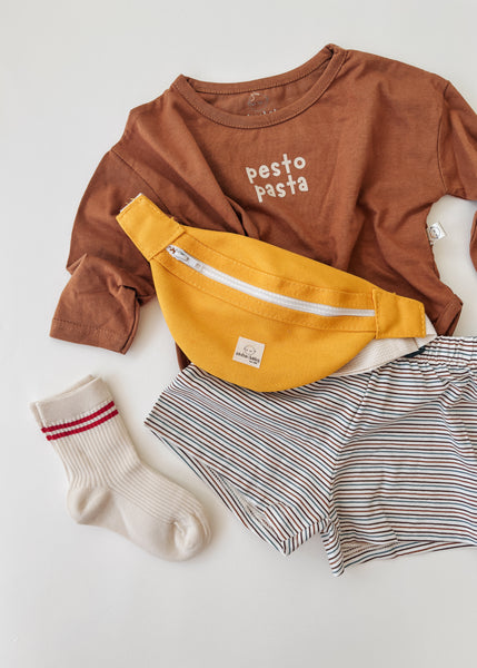 mustard bum bag