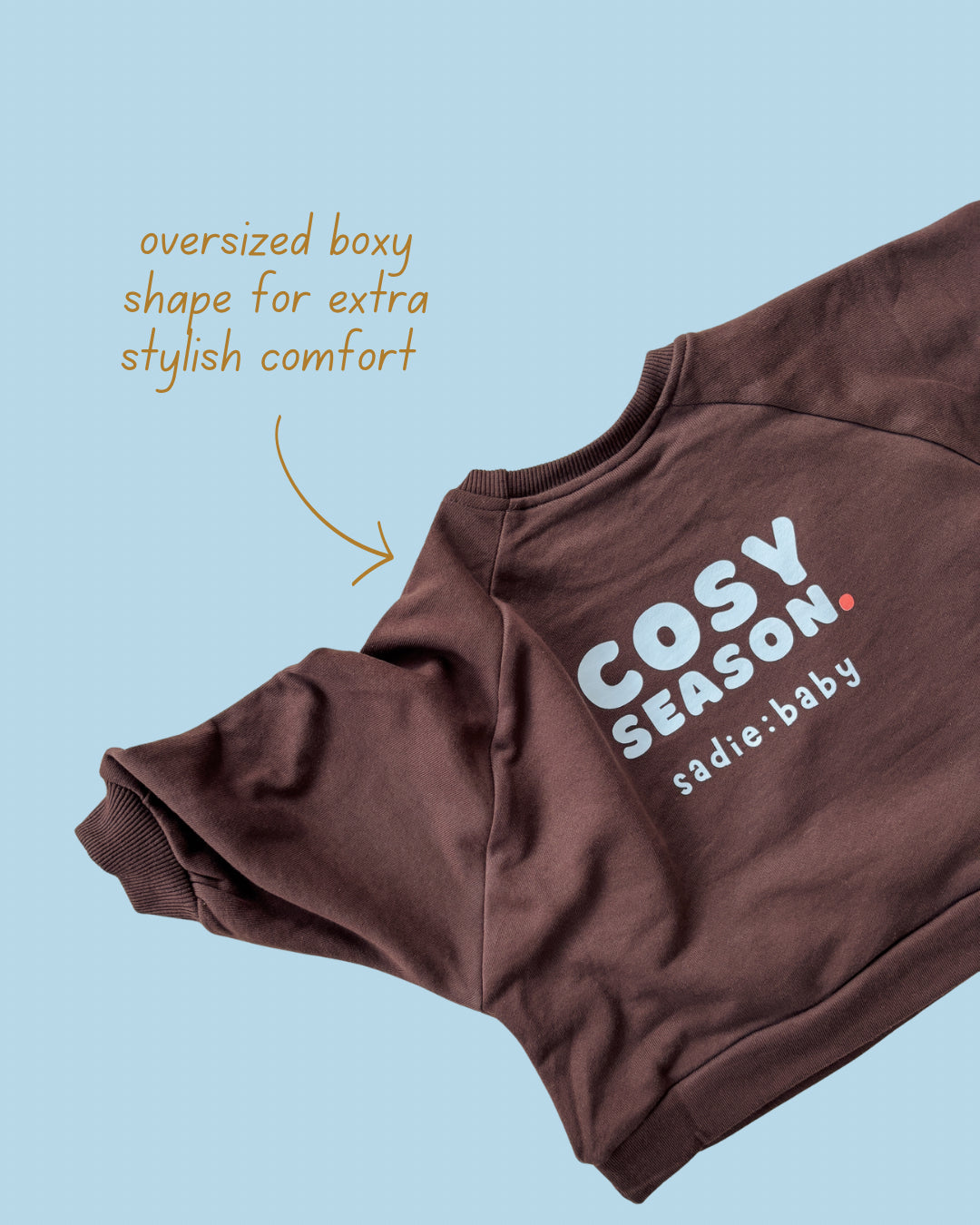 cosy season oversized sweatshirt