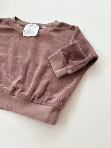 S:B Towelling Sweatshirt (Newborn) - Sadie:Baby UK