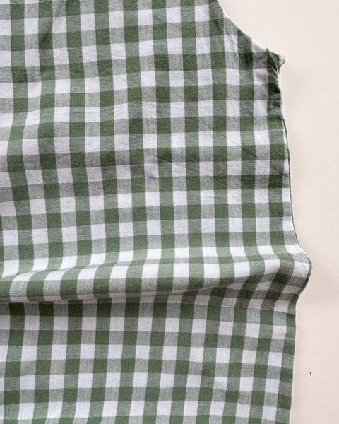 S:S sage gingham dungarees (12-18 months)