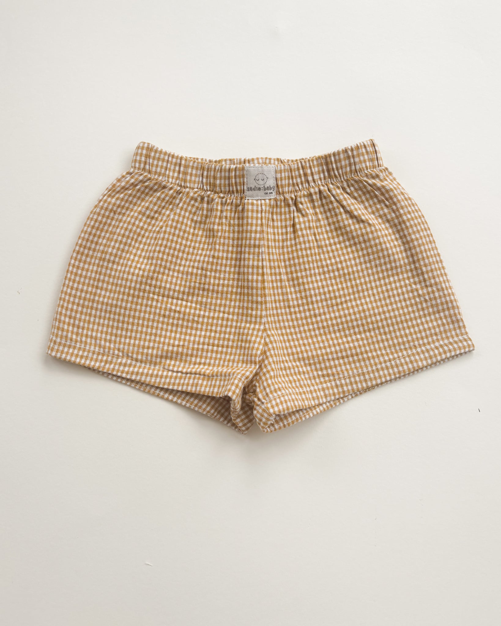 S:S butter gingham shorts (18-24 months)