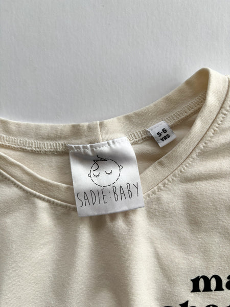 S:B Make Change T-Shirt (5-6 years) - Sadie:Baby UK