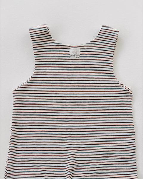 stripe dungarees