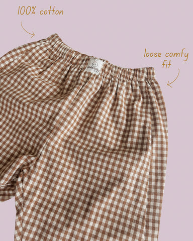 biscuit check play pants