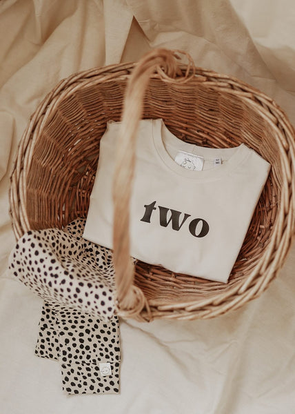 birthday t-shirt | two - Sadie:Baby UK